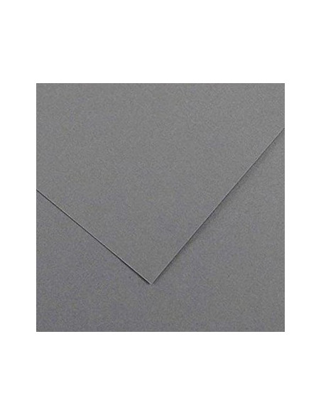 Cartolina 185gr 50 Folhas A3 Canson Iris Cinzento Chumbo