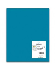 Cartolina 185gr 50 Folhas A4 Canson Iris Azul Caribe