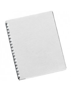 Capas Encadernar Delta Couro 250gr 100Folhas A4 Marfim