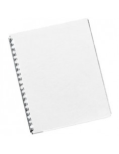 Capas Encadernar Delta Couro 250gr 100Folhas A4 Branco