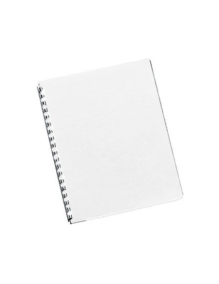 Capas Encadernar Delta Couro 250gr 100Folhas A4 Branco