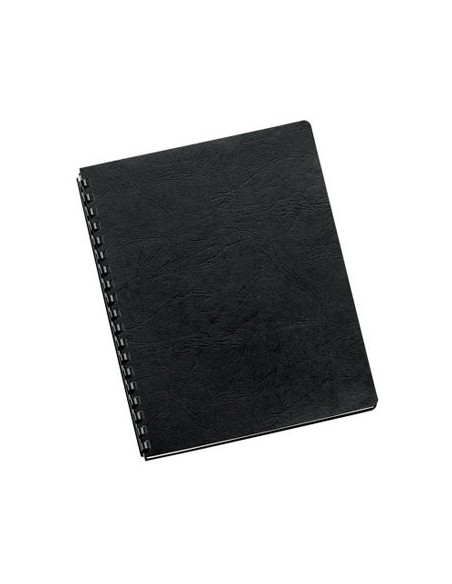 Capas Encadernar Delta Couro 250gr 100Folhas A4 Preto