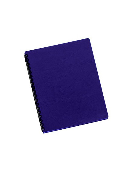 Capas Encadernar Delta Couro 250gr 100Folhas A4 Azul Royal