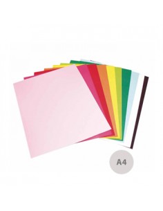 Cartolina 170gr 10 Folhas A4 Cores Intensas Sortidas