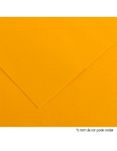 Cartolina 180gr 1 Folha A4 Laranja Forte / Ocre
