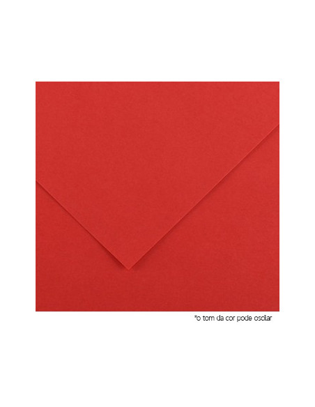 Cartolina 180gr 1 Folha A4 Vermelho (8F)