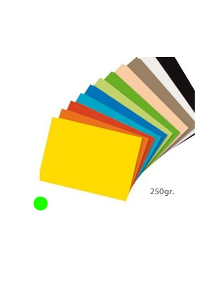 Cartolina 250gr 1 folha A4 Verde (3)