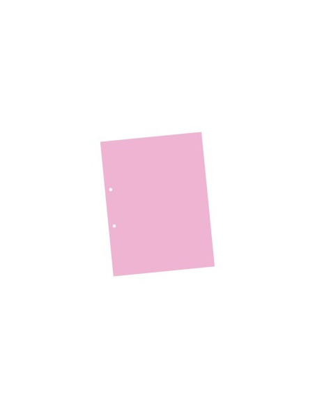 Cartolina 250gr 1 Folha A4 Rosa (7A) c/Furos