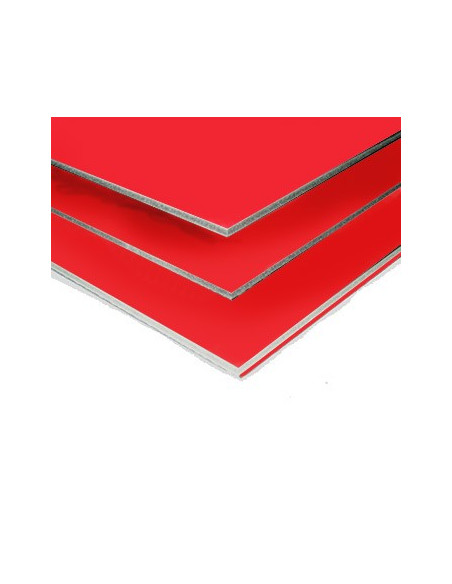 Placa Kapa Line Vermelho 5mm 50x70cm Pack40un
