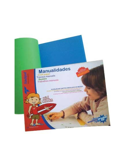 Trabalhos Manuais (Sadipal) Papel Ondulacolor 32x44cm 10 Fl