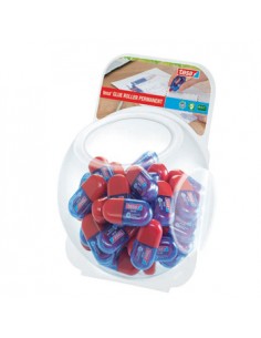 Cola Mini Roller Colagem Permanente Tesa - Bomboneira 48unid