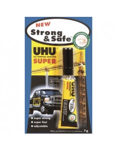 Cola Rápida UHU Strong & Safe 7gr Blister 1un