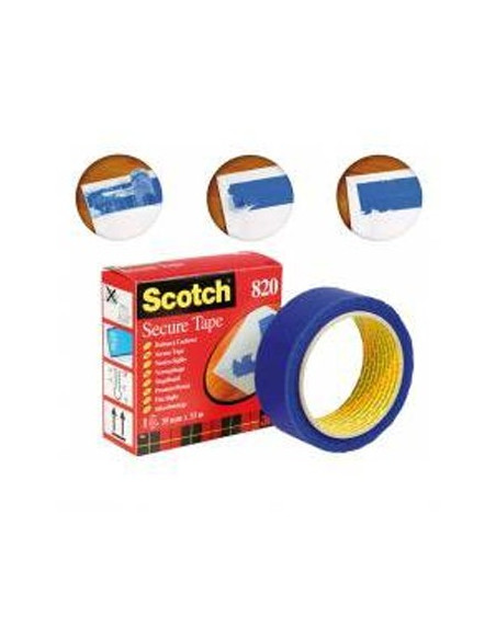 Fita em Rolo Azul Sigilo 820 33mmX35mts
