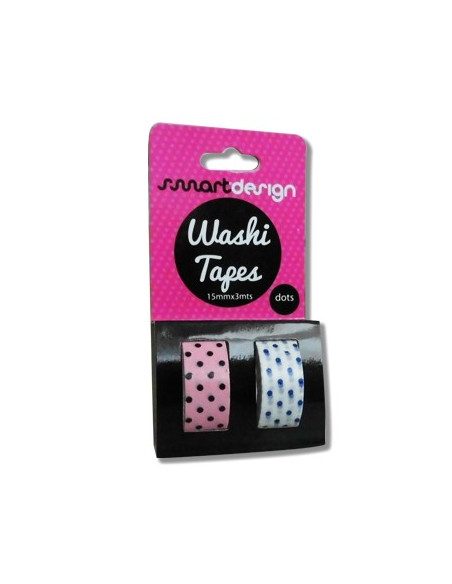 Fita Adesiva Decorativa Washi Tape Bolinhas 2un