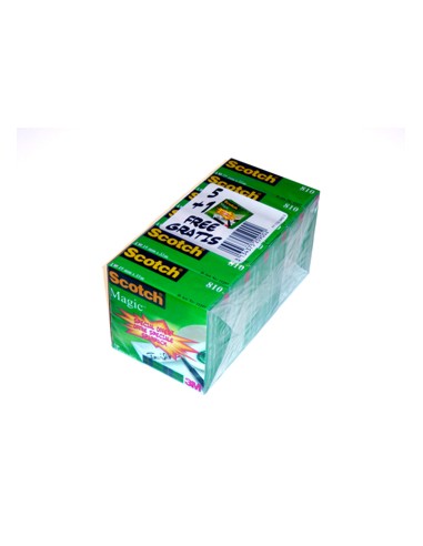 Fita Adesiva 19mmx33m Scotch Magic 5 + 1 Gratis