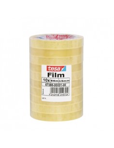 Fita Adesiva 15mmx66mts Transparente Tesa  Pack 10 rolos