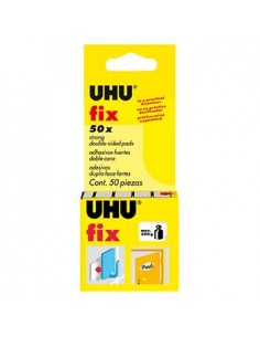Fixadores UHU Adesivos Dupla Face Fix 50un