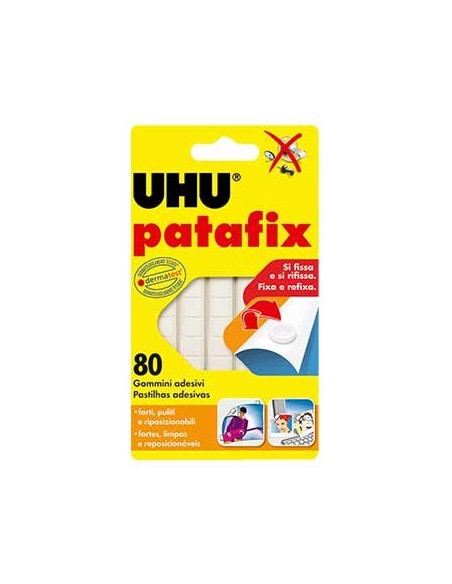 Fixadores UHU Patafix Massa Adesiva Posters 80un