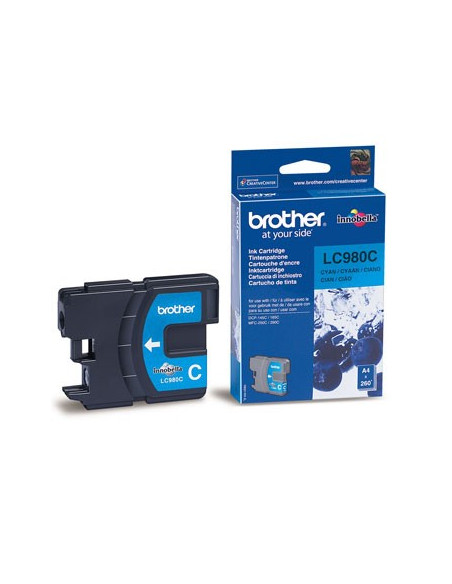 Tinteiro DCP145C (LC980C) Azul