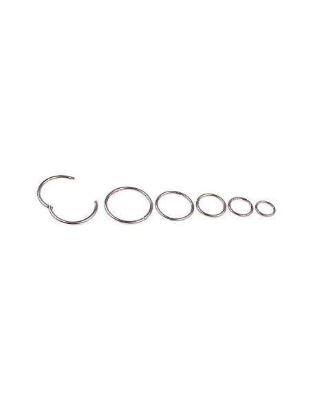 Argolas Dobradica Niqueladas 20mm- (Ref:1) Pack 20un