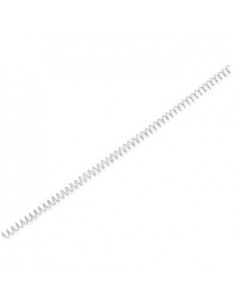 Argolas Espiral Metalicas Passo 5:1 10mm Cx 100 Prata