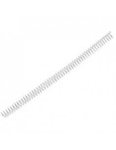 Argolas Espiral Metalicas Passo 5:1 18mm Cx 100 Prata