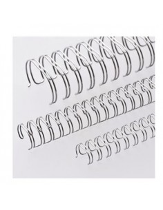 Argolas Metalicas Encadernar Passo 2:1 22,2mm Cx50 Prata