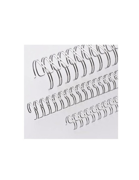 Argolas Metalicas Encadernar Passo 2:1 22,2mm Cx50 Prata