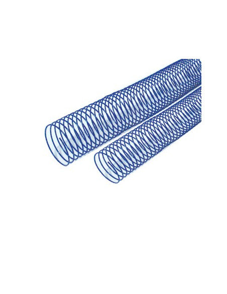 Argolas Espiral Metalicas Passo 5:1 42mm Cx 25 Azul