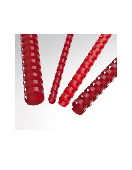 Argolas Pvc Encadernar 25mm 240 Folhas Cx50un Vermelho