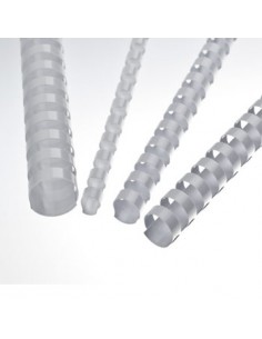 Argolas Pvc Encadernar 51mm 500 Fls Cx50un Branco Ovais