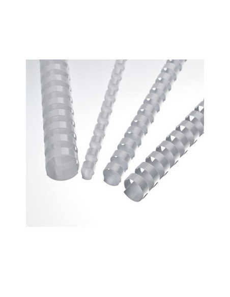 Argolas Pvc Encadernar 38mm 375 Fls Cx50un Branco Ovais