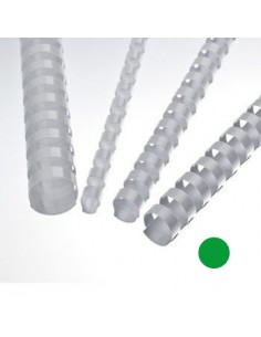 Argolas Pvc Encadernar 14mm para 110 Folhas Cx100 Verdes