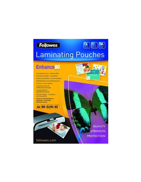 Bolsa Plastificacao Termica 220x306mm A4 80mic Adesiva100un