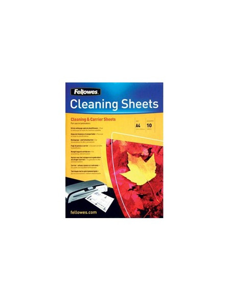Folhas de limpeza para plastificadora A4 Pack10