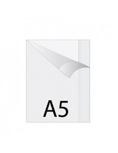 Capa Plastico Protectora de Livros Transparente A5