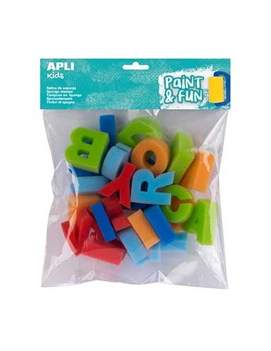 Esponja Carimbo ABC Apli Kids Paint & Fun 26un