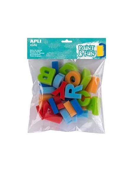 Esponja Carimbo ABC Apli Kids Paint & Fun 26un