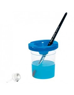 Copo p/ Pinceis Giotto com Tampa e Suporte