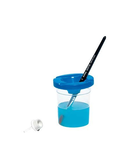 Copo p/ Pinceis Giotto com Tampa e Suporte