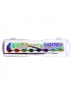 Aguarelas Giotto Glitter Cores Sortidas Cx 8