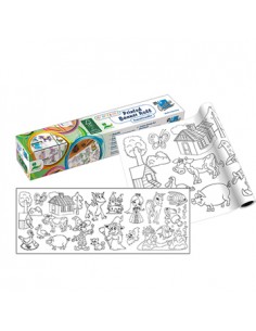 Rolo de Papel Adesivo para colorir 30cmx4mts Unisexo