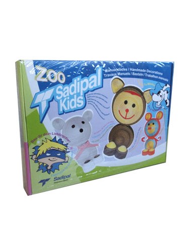 Kit Montagem Cartão Sadipal Kids Zoo