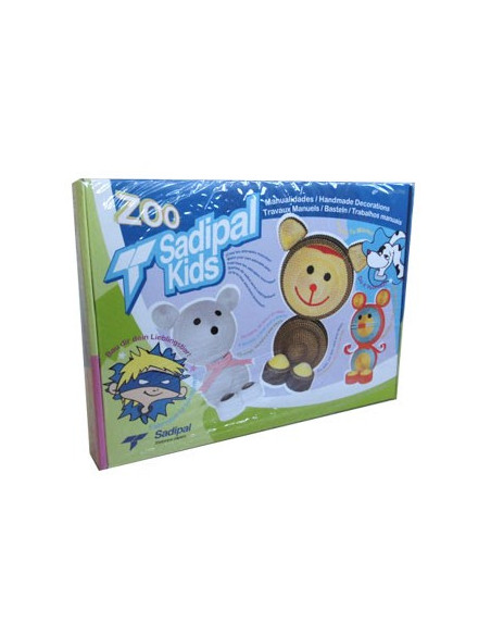 Kit Montagem Cartão Sadipal Kids Zoo