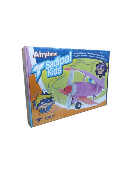 Kit Montagem Cartão Sadipal Kids Avião