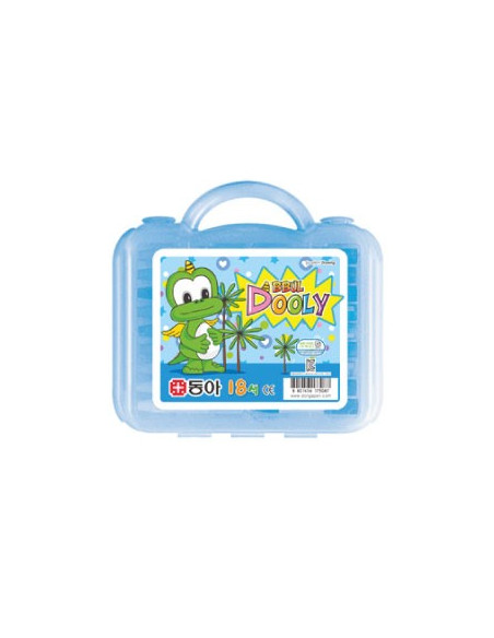 Lápis Oil Pastels  Dooly Conjunto Mala com 48 cores
