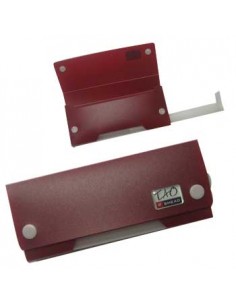 Estojo Plastico Smead c/compartimento inferior Vermelho