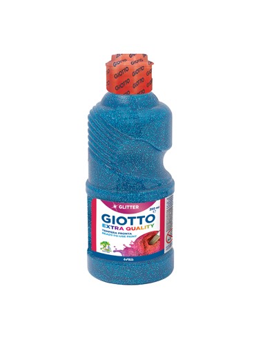 Guache Liquido Giotto Glitter 250ml Azul