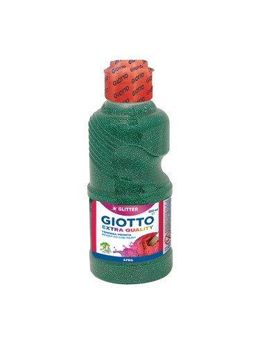 Guache Liquido Giotto Glitter 250ml Verde