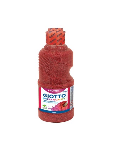 Guache Liquido Giotto Glitter 250ml Vermelho